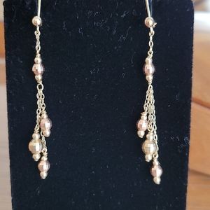 14kt Gold Two-toned Earrings